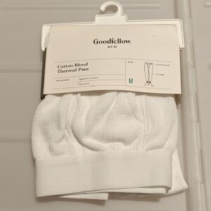 New Goodfellow & Co White Thermal Pant